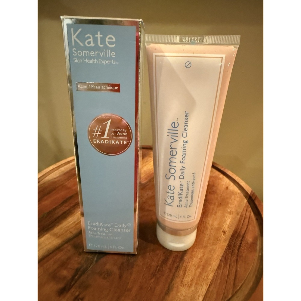 Kate Somerville EradiKate Acne Daily Foaming Cleanser Acne Treatment New In Box‎